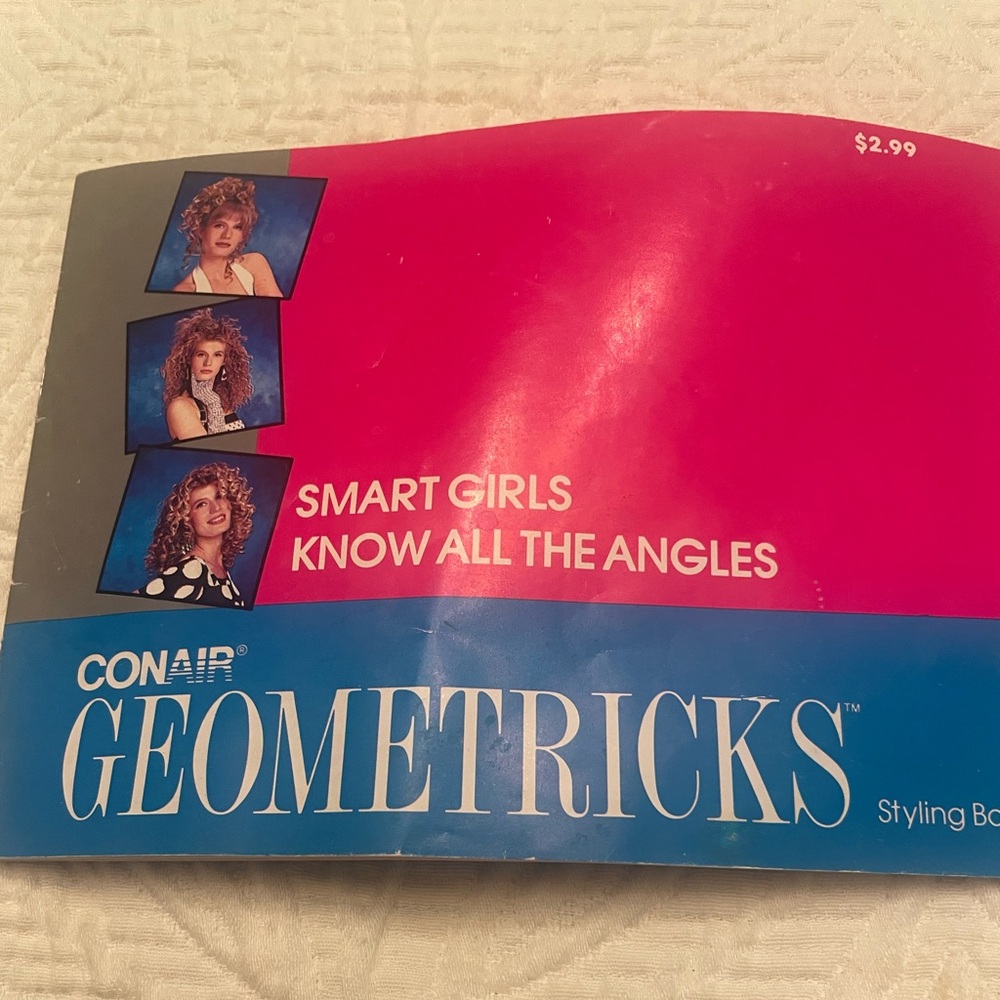 Vintage Conair Geometricks 4-in-1 styling tool combo
